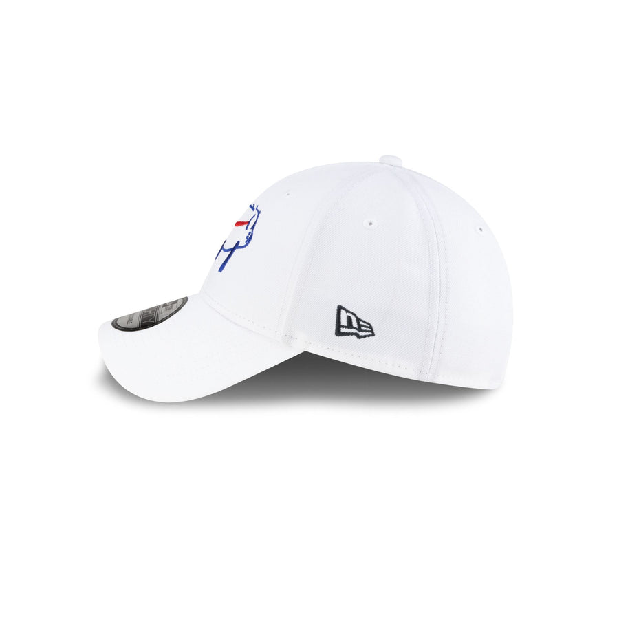 New Era Buffalo Bills Billustration White 9FORTY Adjustable Hat