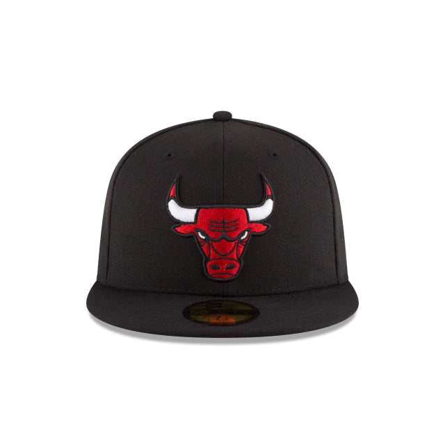 New Era Chicago Bulls Team Color Black 59FIFTY Fitted Hat