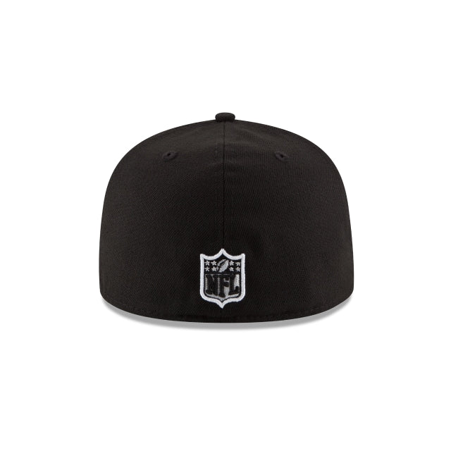 New Era Las Vegas Raiders Black & White 59FIFTY Fitted Hat