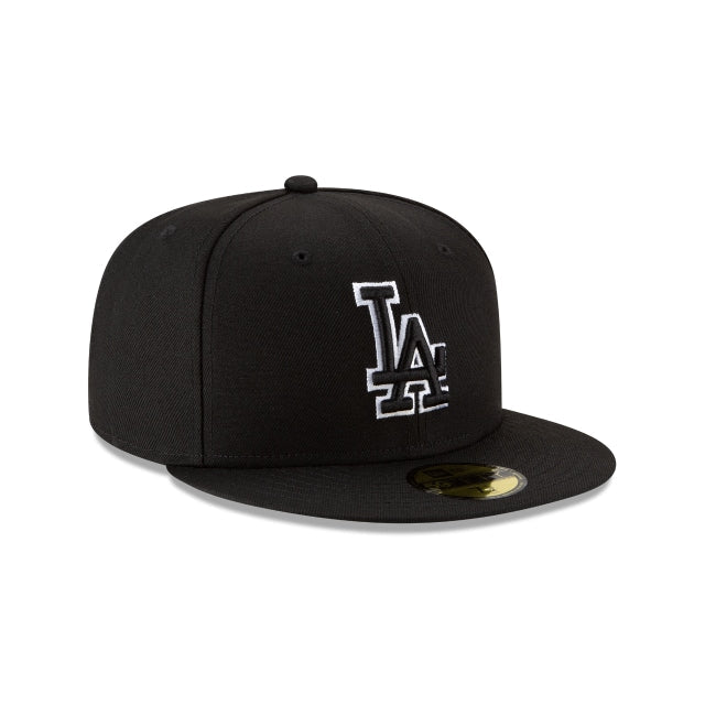 New Era Los Angeles Dodgers Black Outline 59FIFTY Fitted Hat