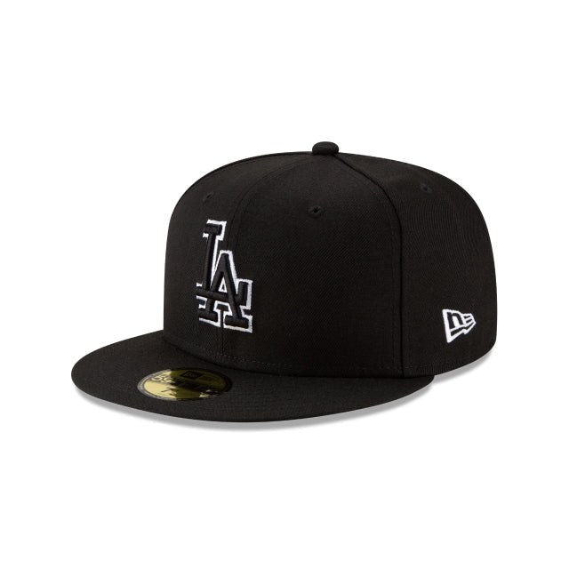 New Era Los Angeles Dodgers Black Outline 59FIFTY Fitted Hat