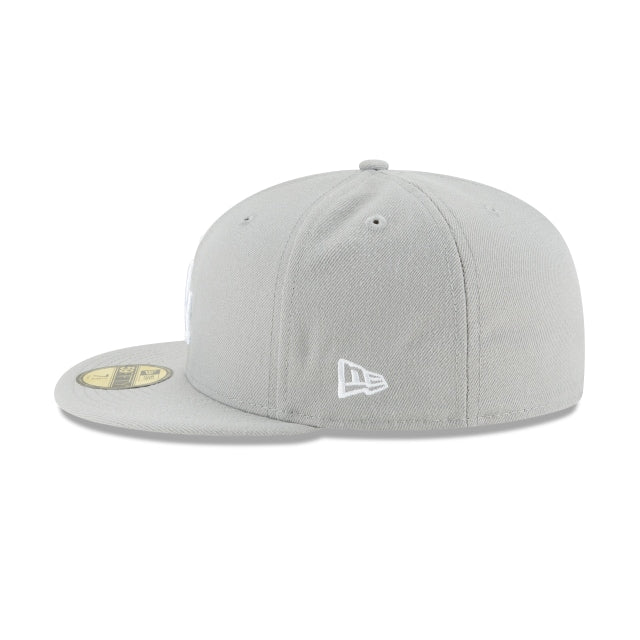 New Era Los Angeles Dodgers Gray Basic 59FIFTY Fitted Hat