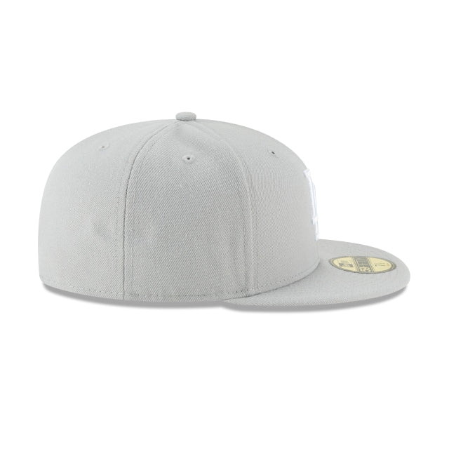New Era Los Angeles Dodgers Gray Basic 59FIFTY Fitted Hat