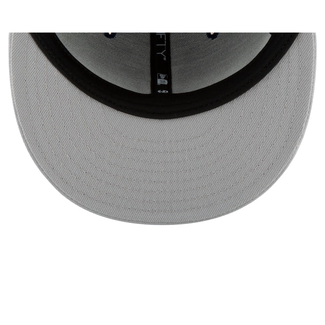 New Era Los Angeles Dodgers Gray Basic 59FIFTY Fitted Hat