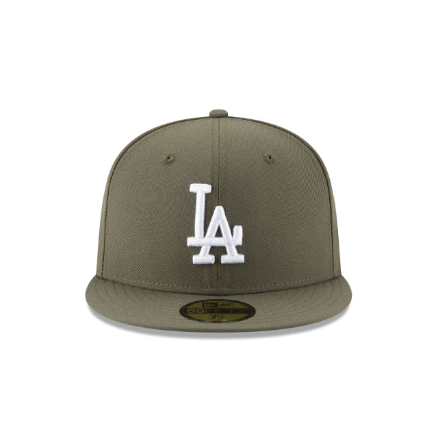 New Era Los Angeles Dodgers Olive 59FIFTY Fitted Hat