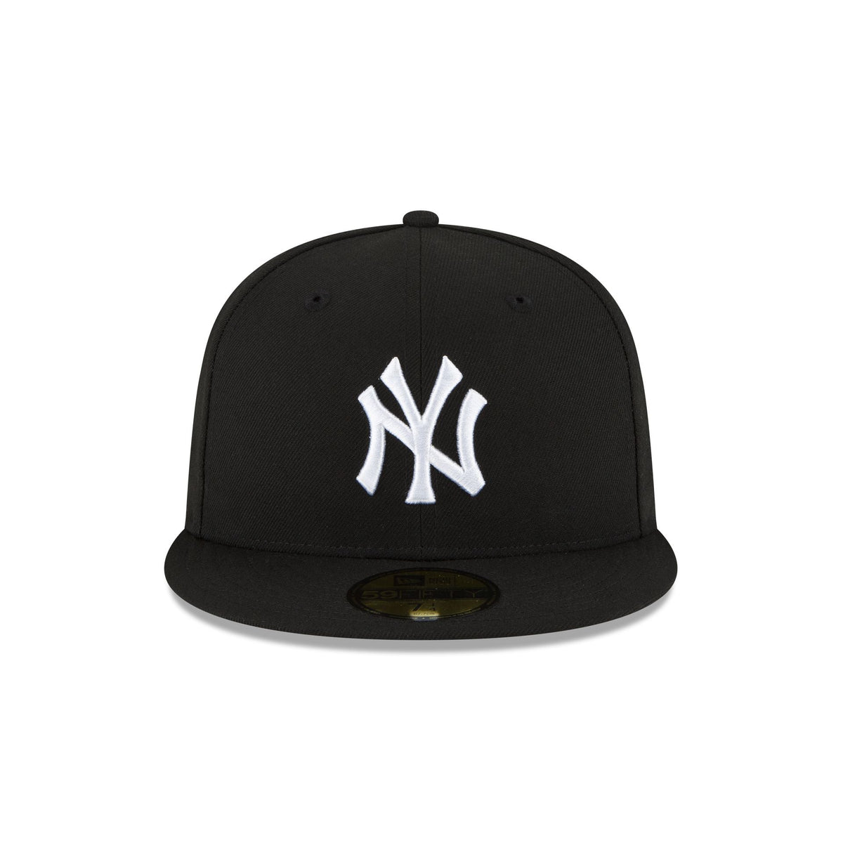 New Era New York Yankees Black and White Basic 59FIFTY Fitted Hat