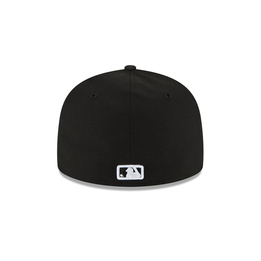 New Era New York Yankees Black and White Basic 59FIFTY Fitted Hat