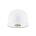 New Era New York Yankees Whiteout Basic 59FIFTY Fitted Hat