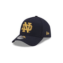 New Era Notre Dame Fighting Irish Navy 9FORTY A-Frame Snapback Hat