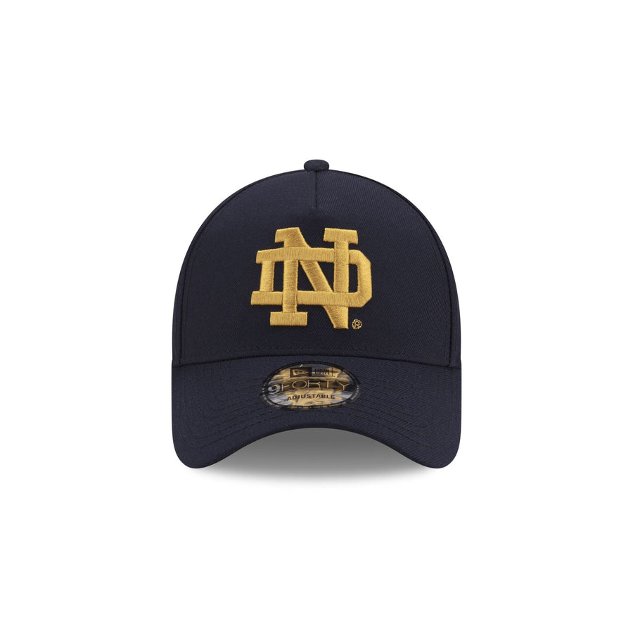 New Era Notre Dame Fighting Irish Navy 9FORTY A-Frame Snapback Hat