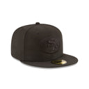 New Era San Francisco 49ers Black On Black 59FIFTY Fitted Hat
