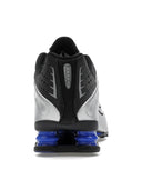Nike Shox R4 Metallic Silver Black Racer Blue Women's one-kickz