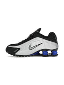Nike Shox R4 Metallic Silver Black Racer Blue Women's one-kickz