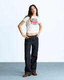 Nude Project Amor De Verano Studios Baby Tee White