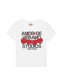 Nude Project Amor De Verano Studios Baby Tee White one-kickz
