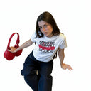 Nude Project Amor De Verano Studios Baby Tee White one-kickz