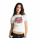 Nude Project Amor De Verano Studios Baby Tee White one-kickz