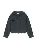 Nude Project Besito Knit Zip-Up Black one-kickz