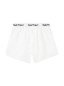 Nude Project Boxer Poplin White / Black 2xPack one-kickz