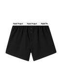 Nude Project Boxer Poplin White / Black 2xPack one-kickz