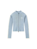 Nude Project Cherries Full-Zip Knit Light Blue one-kickz