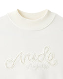 Nude Project Crewneck Lacy Cropped White one-kickz