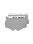 Nude Project Essential Boxer 2Pack Grey Melange one-kickz