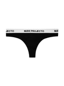 Nude Project Essential Thong Black one-kickz