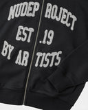 Nude Project Gravity Zip Up Hoodie ASh one-kickz