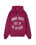 Nude Project Gravity Zip-Up Hoodie Burgundy