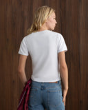 Nude Project Juicy Cherry Baby Tee White