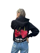 Nude Project Juicy Cherry Hoodie Black one-kickz
