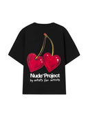 Nude Project Juicy Cherry Tee Black one-kickz