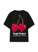 Nude Project Juicy Cherry Tee Black one-kickz
