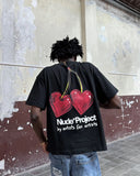 Nude Project Juicy Cherry Tee Black one-kickz