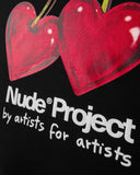 Nude Project Juicy Cherry Tee Black one-kickz