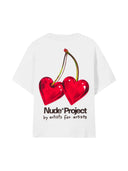 Nude Project Juicy Cherry Tee White one-kickz