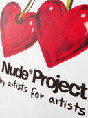 Nude Project Juicy Cherry Tee White one-kickz
