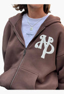 Nude Project Kill Bill Zip-up Hoodie Brown one-kickz