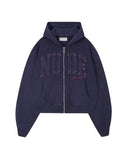 Nude Project Kyoto Zip-Up Hoodie Navy one-kickz