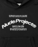 Nude Project Liberty Boxy Hoodie Black one-kickz