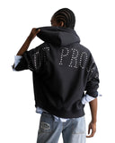 Nude Project Lights Zip-Up Hoodie Black one-kickz
