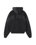 Nude Project Lights Zip-Up Hoodie Black one-kickz
