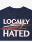 Nude Project Locally Hated Tee Navy one-kickz