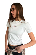 Nude Project Logo Tee White one-kickz