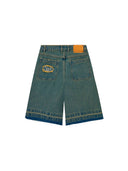 Nude Project Old Baggy Denim Shorts Indigo one-kickz