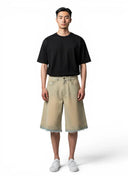 Nude Project Old Baggy Denim Shorts Sand Wash one-kickz