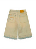 Nude Project Old Baggy Denim Shorts Sand Wash one-kickz