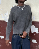 Nude Project Perfect Cropped Knit Sweater Ash one-kickz