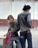 Nude Project Perfect Cropped Knit Sweater Ash one-kickz